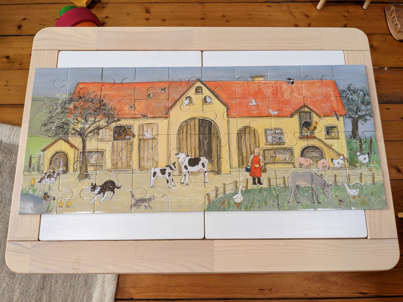 Large Farm Floor Jigsaw Puzzle Thick 40 pc in Gift Box by Egmont Toys-Gifting Idea for 3yrs+