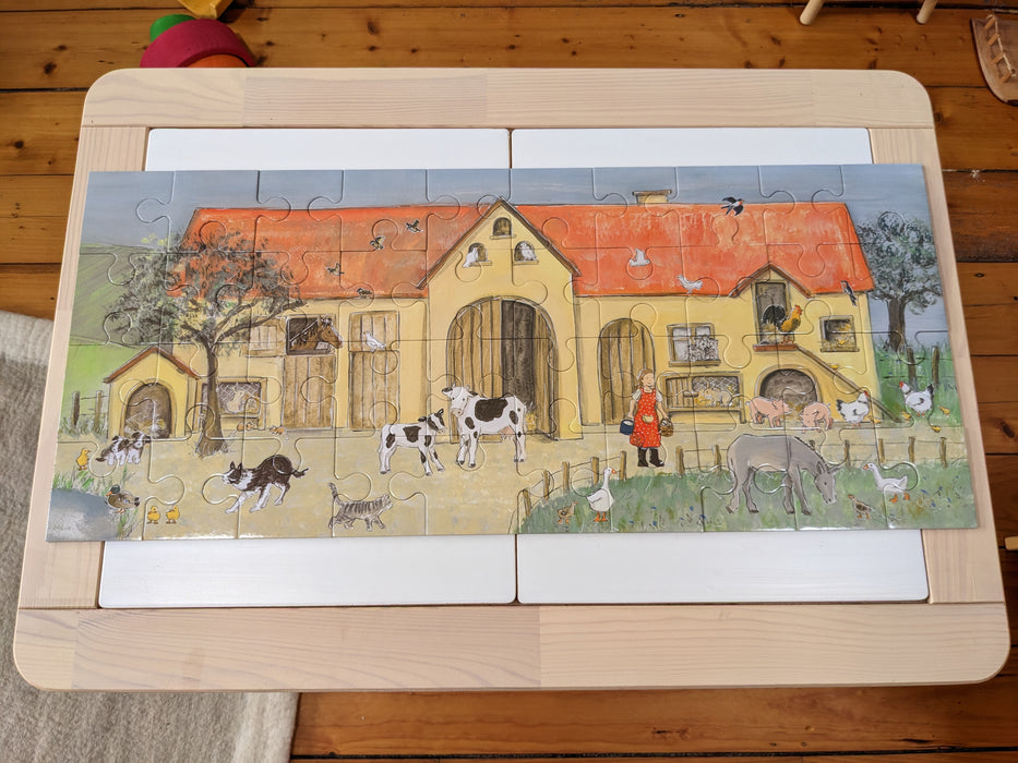 Large Farm Floor Puzzle Thick 40 pc in Gift Box by Egmont Toys 3yrs+