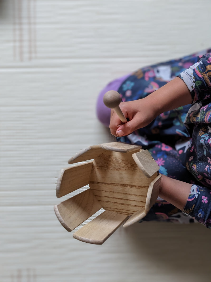 Vivaio Multi Tone Block 21cm Musical Intruments for Kids 3yrs+