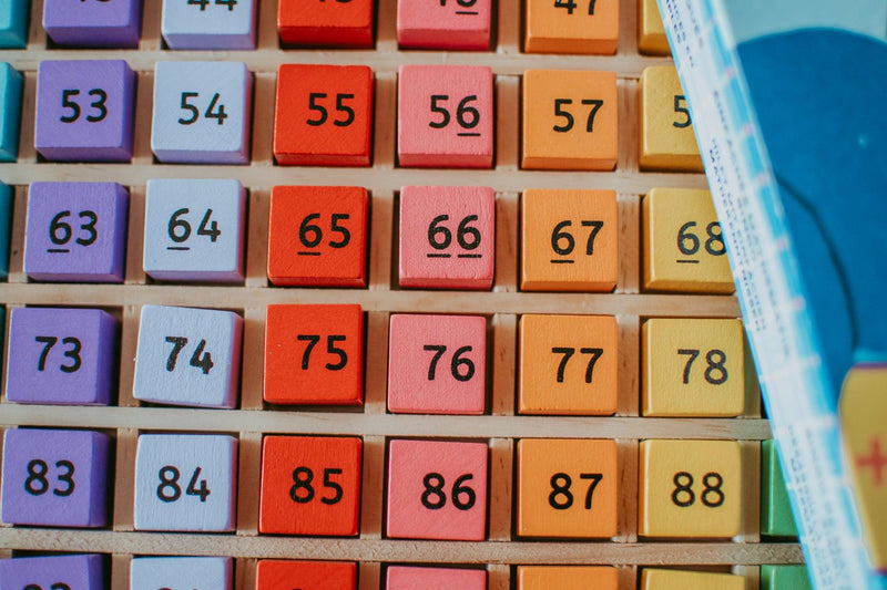 BigJigs Number Tray 1-100 3yrs+ - My Playroom 