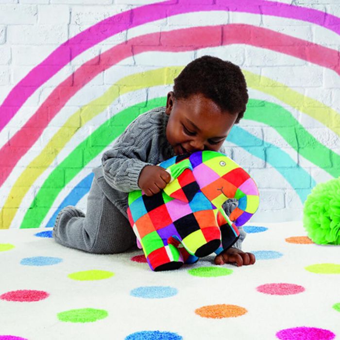 Elmer The Patchwork Elephant Baby Toddler Plush Toys Baby Gifts Idea Best Seller 0m+