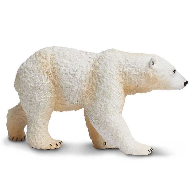 Polar Bear Figurine by Safari Ltd Sea Life Collection Animal Figurines 3yrs+
