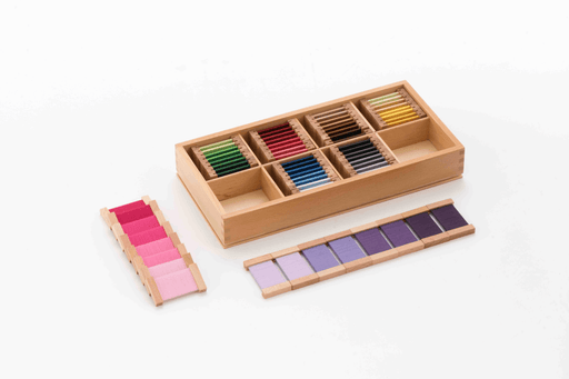 Silk Fourth Box of Colour Tablets (32 pairs) (Wooden Holder) - My Playroom 
