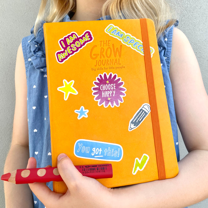 Kids GROW Journal︱6-12 years Teach Gratitude, Wellbeing, Life