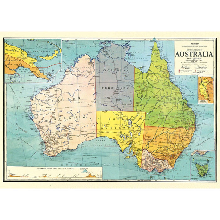 Playroom Poster – Australia Map