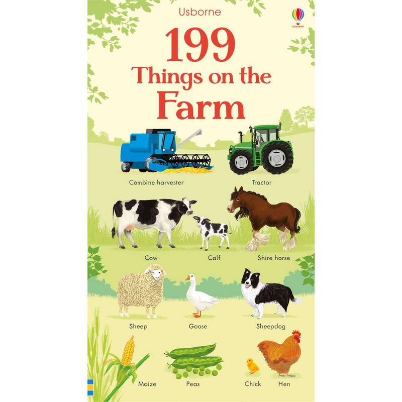 199 Things on the Farm (Board Book): Farm Animal Kids Book