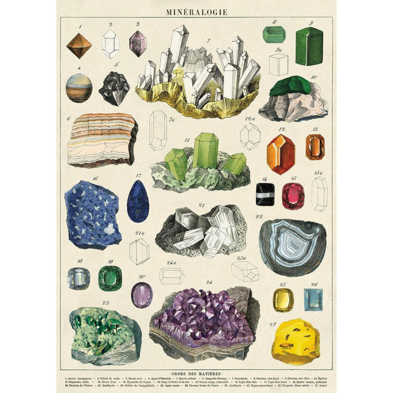 Playroom Poster - Mineralogy by Cavallini