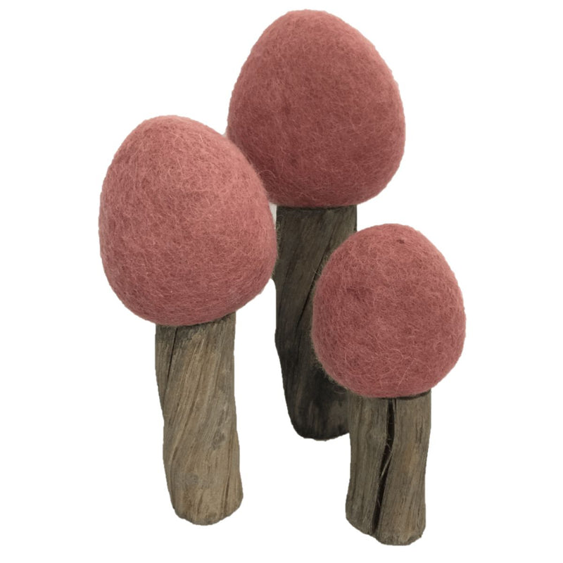 Papoose Felt Autumn Earth Forest Trees Set of 3 Pretend & Imaginative Play Toys 3yrs+