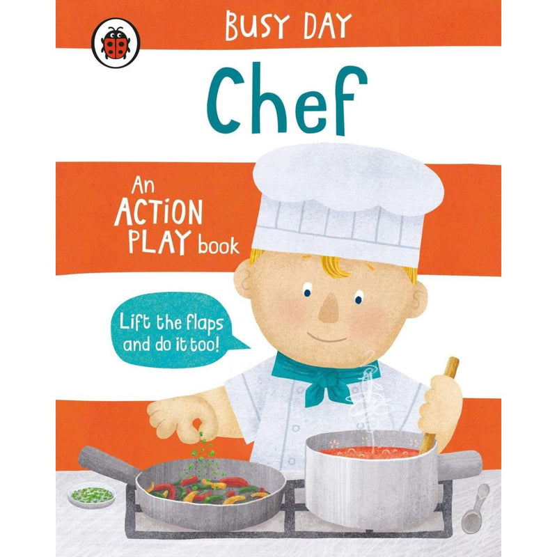Busy Day Chef Lift the Flap Kids Interactive Book (Board Book)