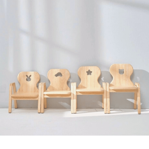 Bunny Tickles Mesasilla 4 Levels Adjustable Solid Wood Kid's Chair - My Playroom 