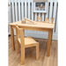 Montessori Furniture Preschooler TABLE SET (3 - 6 Yrs) Beechwood - Table 80(L) x 60(W) x 31(H)cm, Chair 31cm(H) - My Playroom 