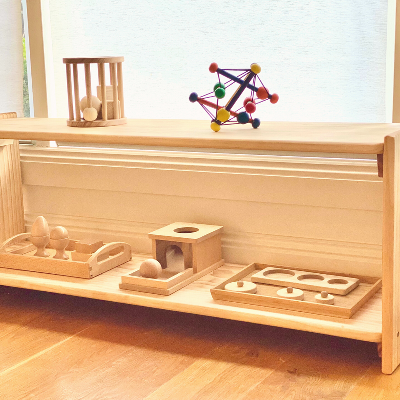 Montessori Shelf Australian Made Infant Toy Shelf 100(L) x 28(W) x 40(H)cm Best Seller Kids Furniture (Furniture Shipping)