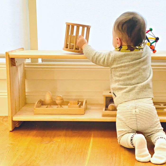 Montessori Shelf Australian Made Infant Toy Shelf 100(L) x 28(W) x 40(H)cm