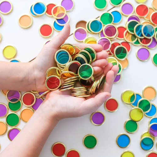 Magnetic Tiles Counting Chips Steel Ring Packet of 100 Rust Proof 3 years +