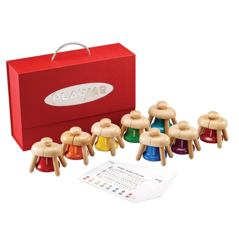 Pat Bells 8 Tones Bell C Major Scale by PlayMe Musical Intruments for Kids Best Seller 3yrs+