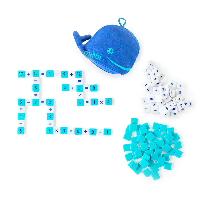 Mobi Tile Math Game Practice Simple Addition Subtraction Multiplication and Division Early Math Cognitive 8yrs+