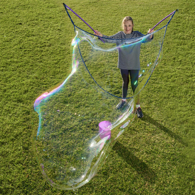 Giant XXL Bubble Kit with Extendable Stick By Pustefix 7yrs+