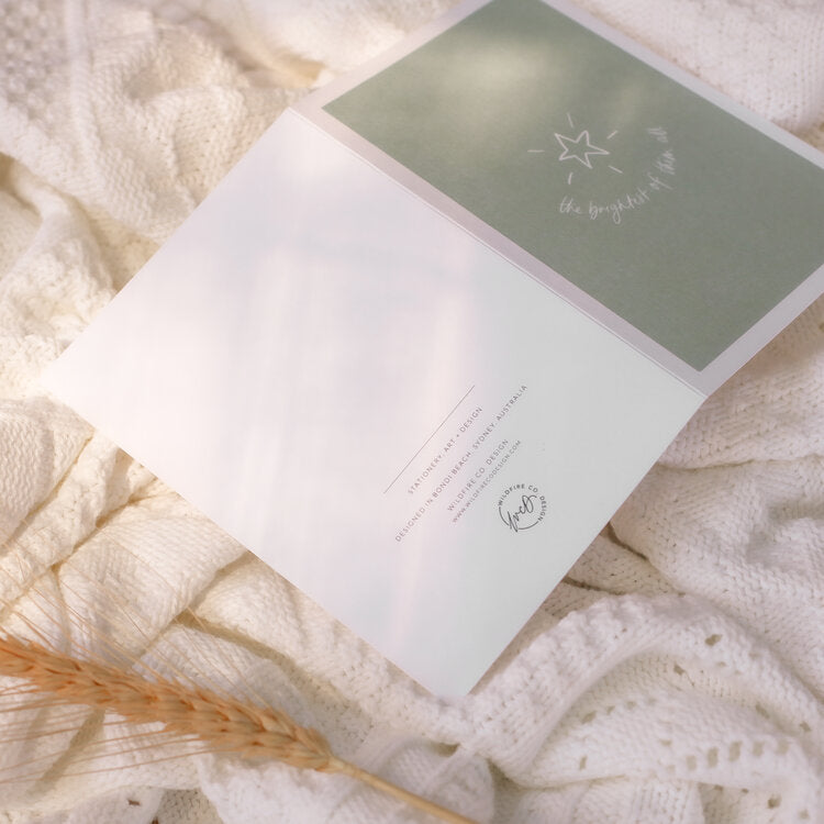 Kids Birthday Card - The Brightest of Them All by Wildfire Co. Design