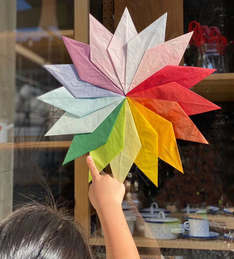 Wax Kite Paper 40gsm Primary Colours 16 x 16cm 100 Sheets Wax Kite Paper Art and craft for kids 3yrs+