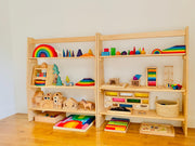 Wooden Playstands 3 Shelves with Arch Australian Made - My Playroom 