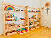 Wooden Playstands 3 Shelves with Arch Australian Made - My Playroom 