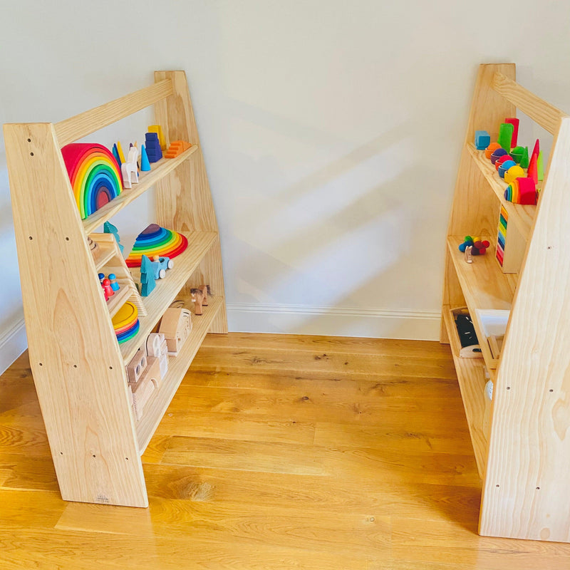 Wooden Playstands 3 Shelves with Arch Australian Made - My Playroom 