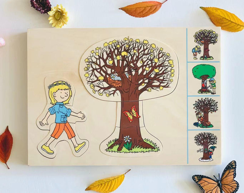 Educo Four Seasons 4 Layers Puzzle 3yrs+ - My Playroom 