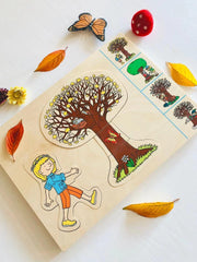 Educo Four Seasons 4 Layers Puzzle 3yrs+ - My Playroom 