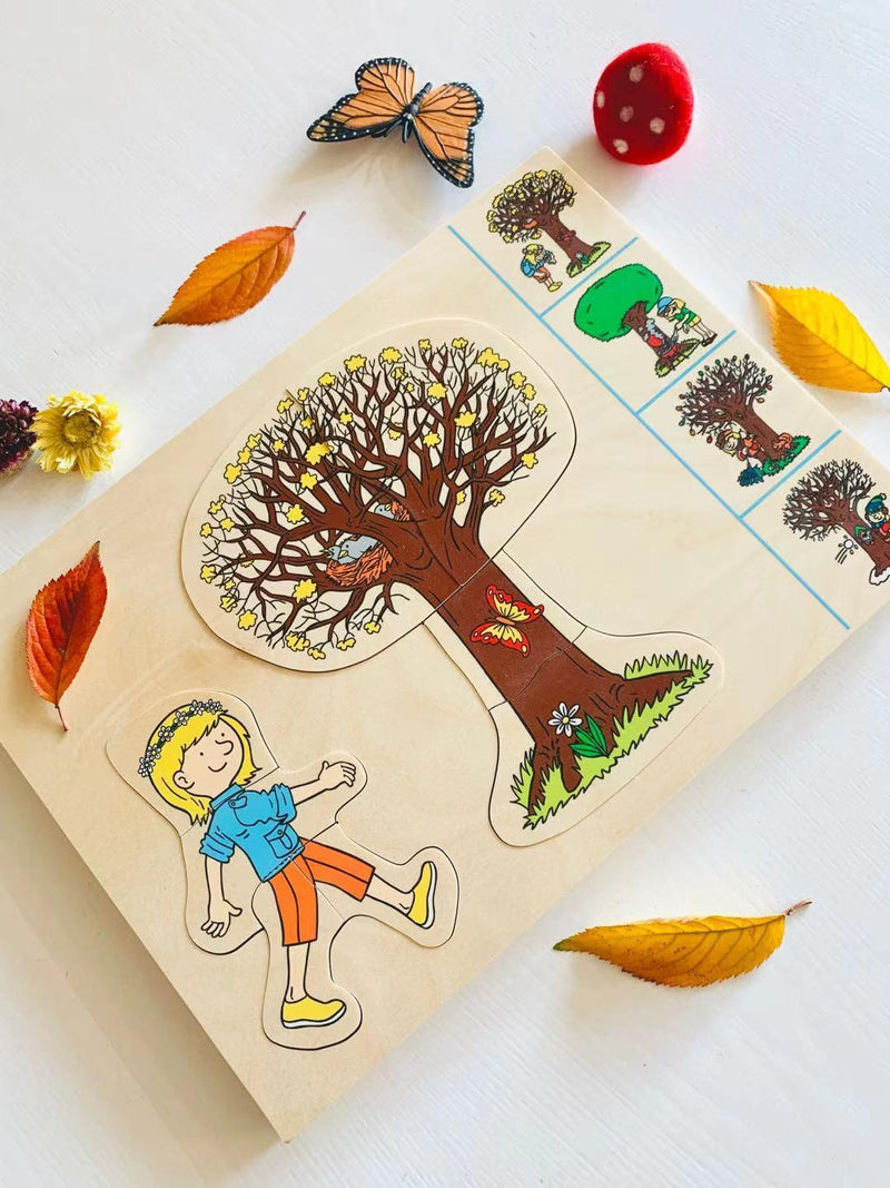 Educo Four Seasons 4 Layers Puzzle 3yrs+ - My Playroom 