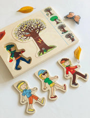 Educo Four Seasons 4 Layers Puzzle 3yrs+ - My Playroom 