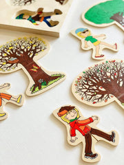 Educo Four Seasons 4 Layers Puzzle 3yrs+ - My Playroom 