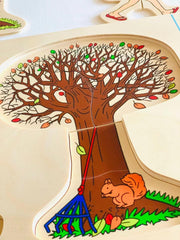 Educo Four Seasons 4 Layers Puzzle 3yrs+ - My Playroom 