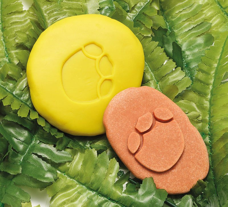 Yellow Door Let’s Investigate Dinosaur Footprints Set of 8 Sensory Stone Art and Craft for Kids Playdough Sand Toys Dinosaur Toy Sensory Toys Toddlers Dinosaur and Dragon Theme 3yrs+