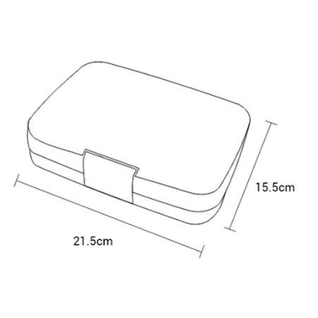 Yumbox Lunch Box Original 6 Compartment Bento Kids Lunch Box 3yrs+