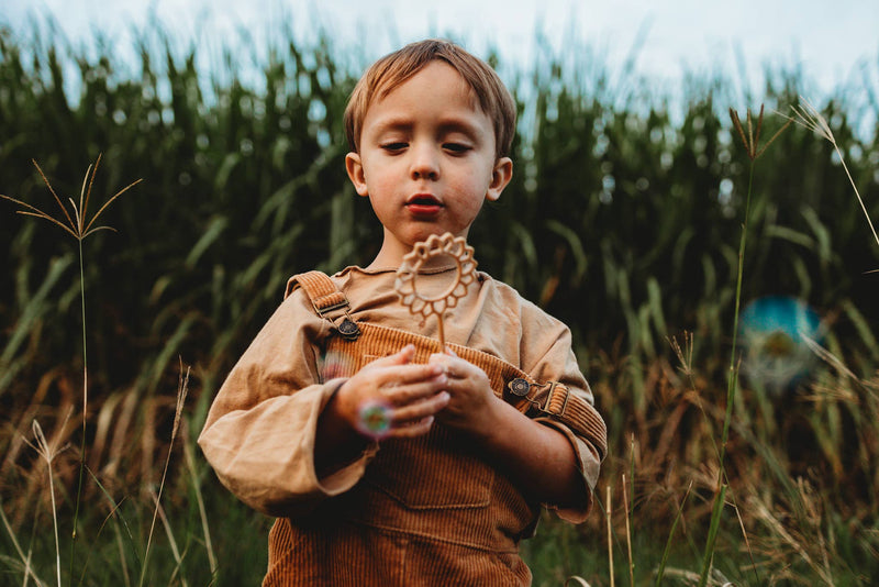 Kinfolk Pantry Sunflower Eco Bubble Wand 3yrs+