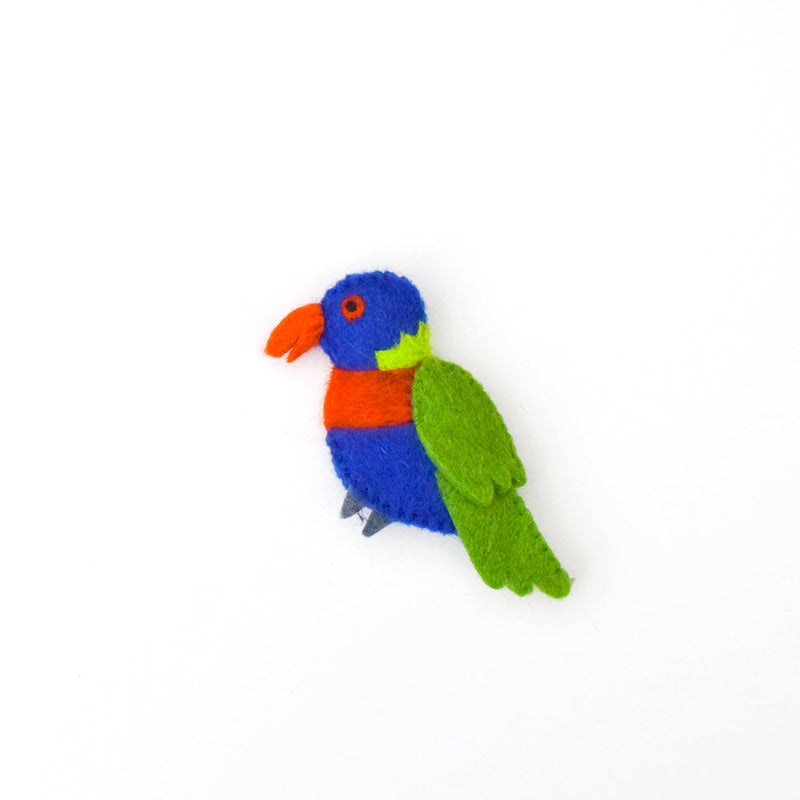 Tara Treasures Felt Australian Birds Finger Puppet Set of 5 Australian Animals Pretend & Imaginative Play Toys 3yrs+