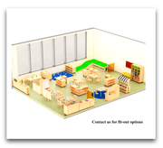 Furniture Range Beechwood TABLE 120(L) x 60(W)cm - My Playroom 