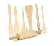 Montessori Wooden Kitchen Utensils Set of 7 - My Playroom 