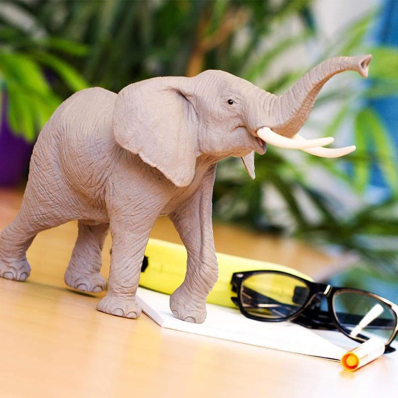 African Elephant Figurine Extra Large Safari Collection - My Playroom 