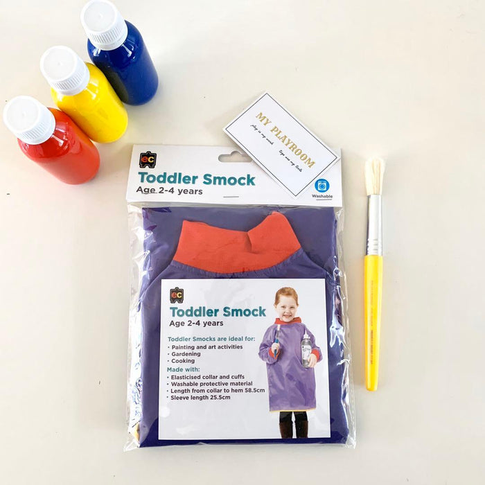 Toddler Smock - Purple (Ages 2-4) - My Playroom 