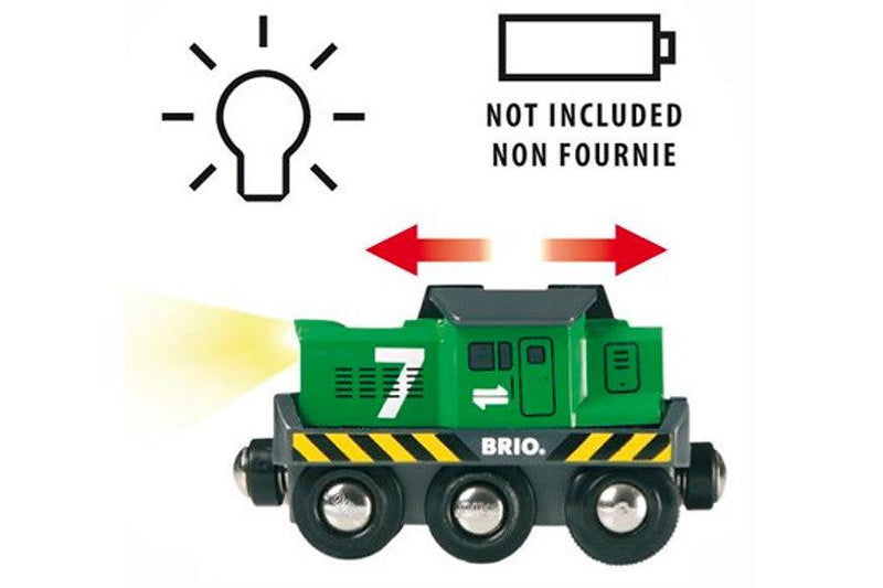 BRIO Freight Battery Engine with Light 3yrs+ - My Playroom 