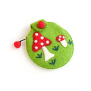 Tara Treasures Felt Mushroom Purse 13cm - My Playroom 