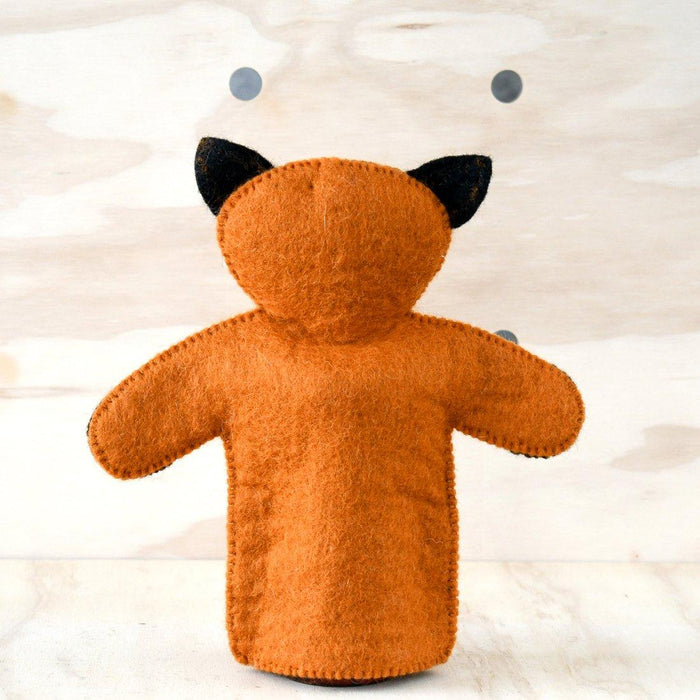 Tara Treasures Felt Fox Hand Puppet - Woodland Animal - My Playroom 