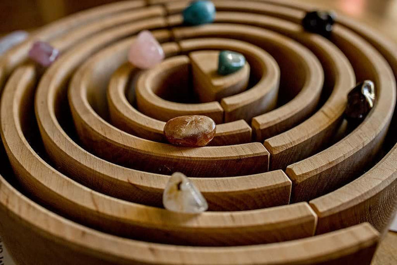 Growing Kind Crystal Affirmations with 8 Cards and Tumble Stones - My Playroom 