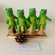 Papoose Felt Frog Finger Puppets Set of 2 - My Playroom 