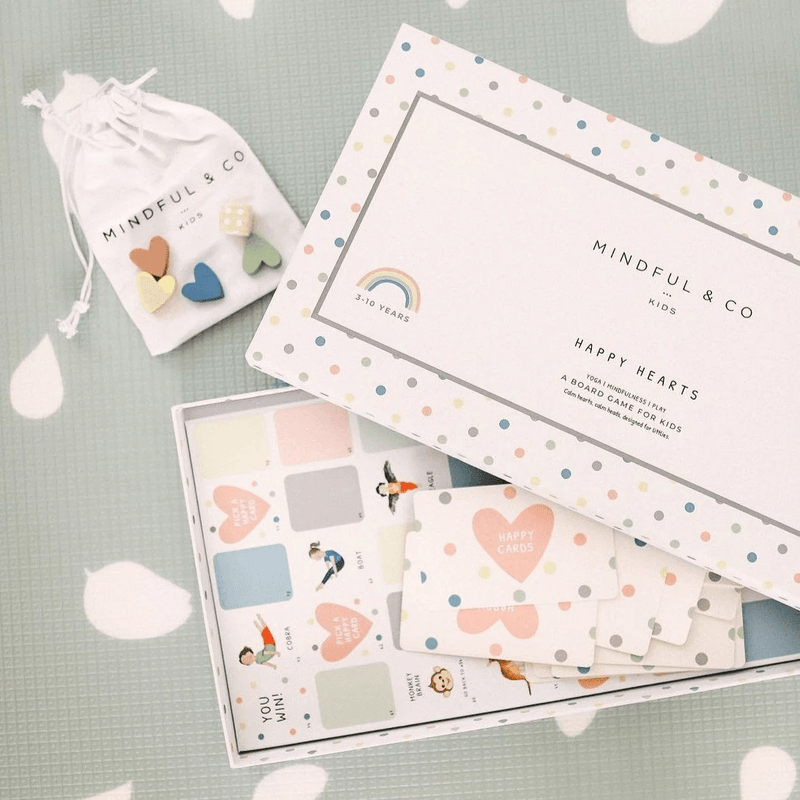 Mindful & Co Happy Hearts Yoga Board Game 3-10yrs - My Playroom 