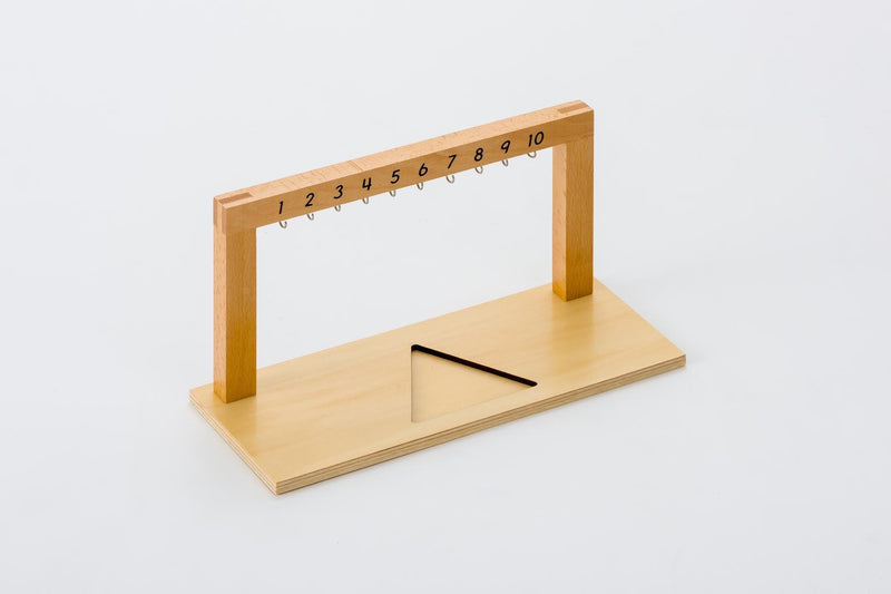 Montessori Bead Stair Bars 1-10 Set with Hanger - My Playroom 