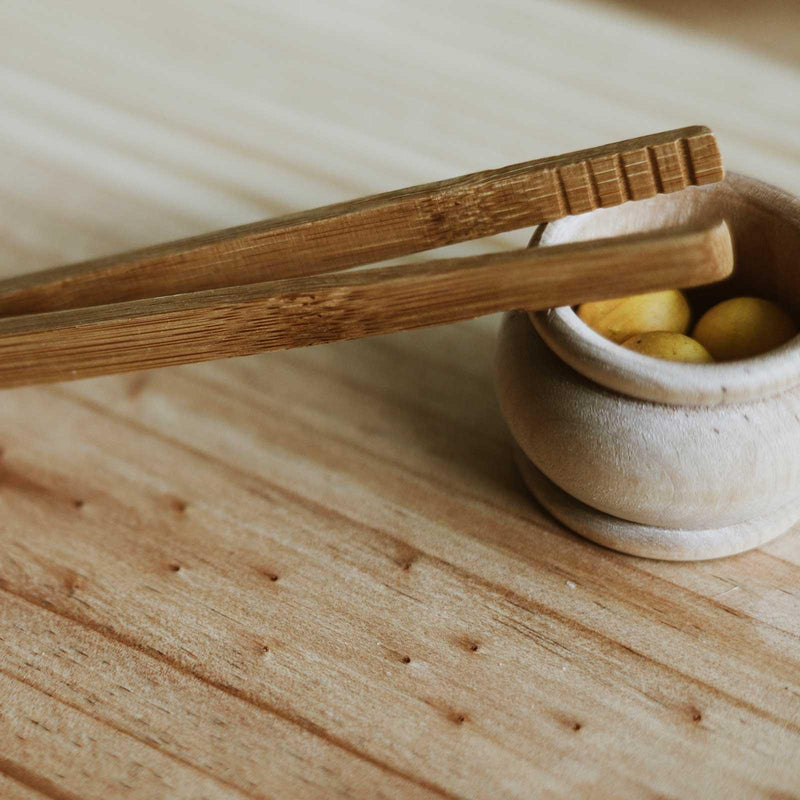 Explore Nook Bamboo Fine Tongs - My Playroom 