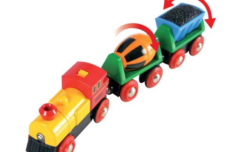 BRIO Battery Operated Action Train with Light 3pcs 3yrs+ - My Playroom 