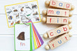 Little Bud Kids CVC Phonetic Spin and Read Blocks & Flashcards for Beginner Readers 3yrs+ - My Playroom 
